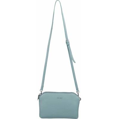 ANGIE dámska crossbody koženková kabelka Svetlomodrá