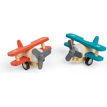 Bigjigs Toys Дървена играчка Bigjigs - Самолетчета, 2 броя (36072)