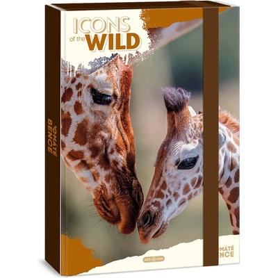 Ars Una školský box A4 Giraffes