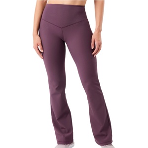 Mandala Дамски анцунг долнище Mandala Women's Flared & Ribbed Pants Tracksuit trousers - Burgundy (107-4321-0214)