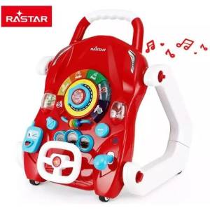 Rastar Растар: Музикален предшественик 3-в-1 - червен (89300-Red) Проходилка