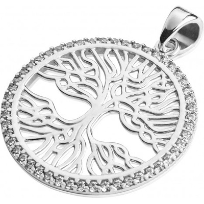 Luxur Přívěsek Tree of Life bílé zlato a zirkony 585 14 2 0783.1B00.0.00.001.23