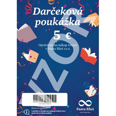 Elektronická darčeková poukážka 5€