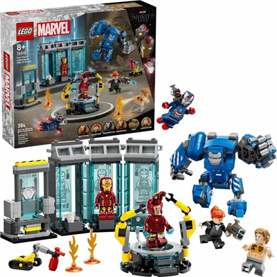 LEGO® Marvel 76315 Iron Man a jeho laboratórium: Sieň brnenia