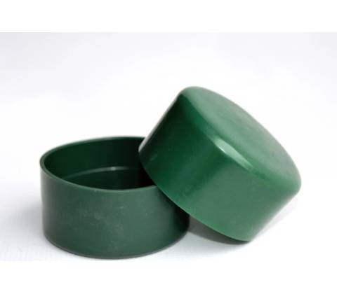 Čepička PVC 60 mm - zelená