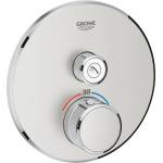 GROHE Grohtherm SmartControl Смесител за душ с 1 изход и термостат, матов хром, Supersteel (29118DC0)