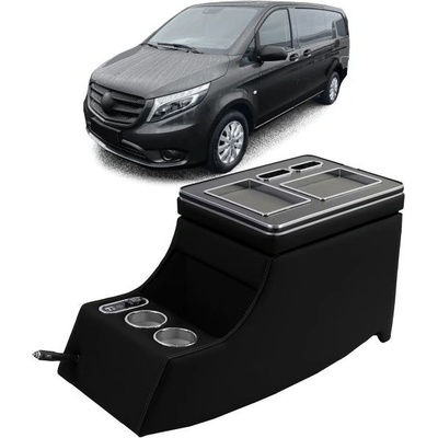 Středová konzole Mercedes Benz V W639/W447 (Vito/Viano) s USB - černá | Zboží Auto