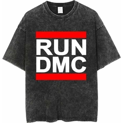 Run-DMC tričko Logo čierne