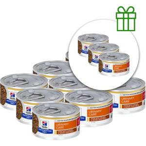 Hill's Hill s Prescription Diet Feline Stew c/d Urinary Stress с пиле и зеленчуци 82 г, 9+3 БЕЗПЛАТНО
