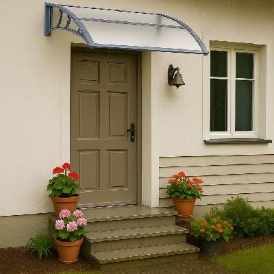 Springos Покривало за вход Springos 80x150cm - Сиво (HA7477)