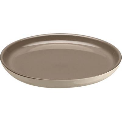 Emile henry (Франция) Керамична чиния emile henry dinner plate основна - цвят сиво-бежово с екрю (eh 8925-g9)
