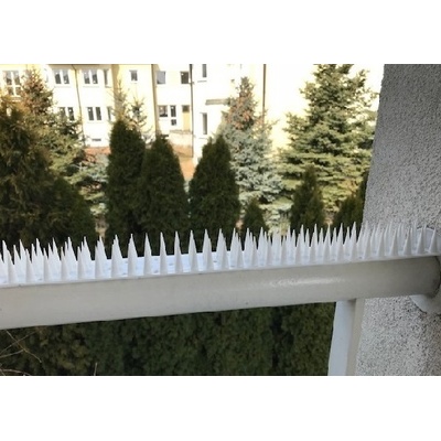 Европейски съюз Шипове МИНИ прозрачни отблъскващи котки и птици - 500 см. (1500 см)- 10 бр (7325-10-10)