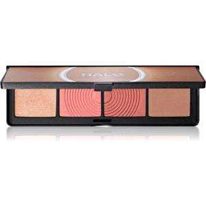 Smashbox Halo Sculpt + Glow Face Palette палитра с хайлайтъри и ружове цвят Back to Cali 15, 7 гр
