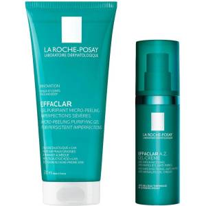 La Roche-Posay Effaclar Комплект - Почистващ гел и Гел-крем, 200 + 40 ml