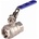 SFERACO 7151 2.1/2" FF PN63 Сферичен кран неръждаем със синя дръжка (715110)