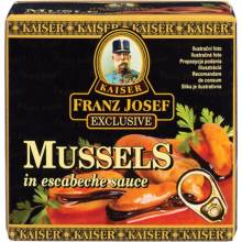 Franz Josef Kaiser Mušle v náleve Escabeche 80g