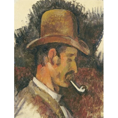 Plakát, Obraz - Man with Pipe, 1892-96, Paul Cezanne, 30 × 40 cm