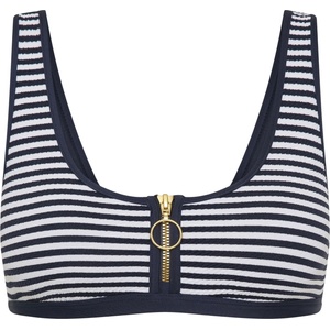 Seafolly Дамско бикини горнище Seafolly Clubhouse Zip Front Tank Top Bikini top - True Navy - размер 32 (EU) (150-6629-0211)