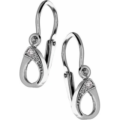 Zlaton náušnice bílé zlato 001480907247
