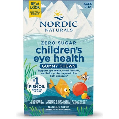 Nordic Naturals Children's Eye Health, 30 gumových bonbónů