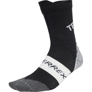 adidas Terrex Мъжки чорапи за бягане Adidas terrex XPR Trail Crew Socks Running socks - Black - размер 37-39 (EU) (207-1202-0111)