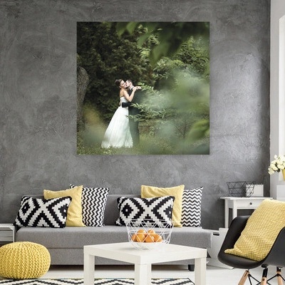 Fotoobraz na plátno z vlastnej fotografie 140 x 140 cm