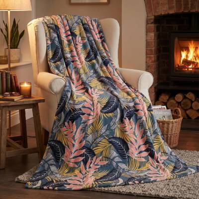 BBK deka z mikrovlákna Tropics modrá 150x200