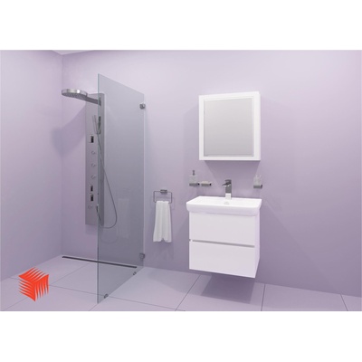 Visota Комплект PVC мебели за баня "Теди" 55 см (VisTedi55kom)