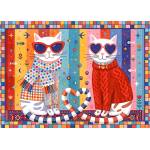 Cherry Pazzi - Puzzle Kittens in Love - 300 piese