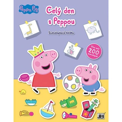 Celý den s Peppou Samolepková knížka