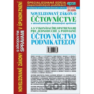 Novelizovaný zákon o účtovníctve - Epos