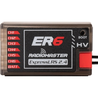 RadioMaster Přijímač ER6 2.4GHz ELRS PWM