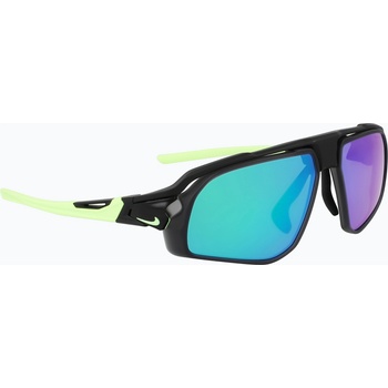 Nike Слънчеви очила Nike Flyfree M mattе black/ green mirror/ road tint