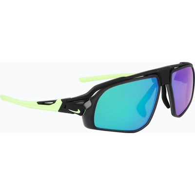 Nike Слънчеви очила Nike Flyfree M mattе black/ green mirror/ road tint