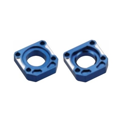 ACCEL napínač zadní osy YAMAHA R1 '04-'10, FZ1 '06-'10 barva modrá