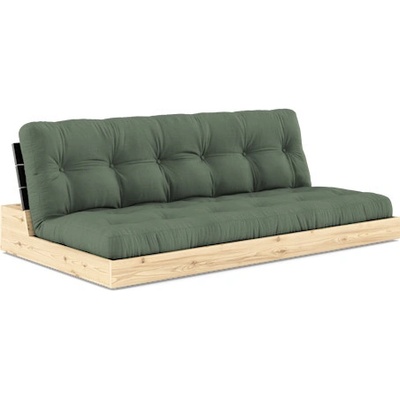 KARUP sofa BASE natural pine black olive green 756