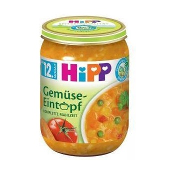 HiPP Био пюре от зеленчукова яхния hipp, 12+ месеца, 250гр