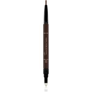 Naj Oleari 3 in 1 Perfect Brow молив и гел за вежди двустранен 02 Brown 0.15 гр