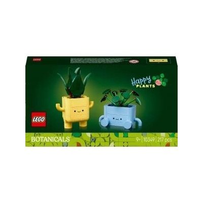 LEGO® Constructor LEGO® Botanicals Happy Plants 10349, 217 pcs