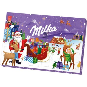 Milka Adventní kalendář z mléčné čokolády 200g