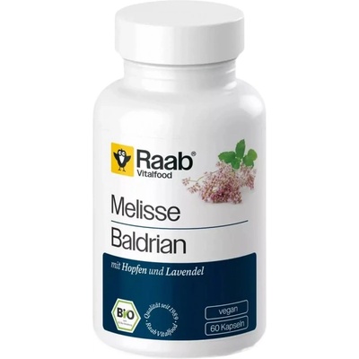Raab Vitalfood Bio Lemon Balm + Valeriana [60 капсули]