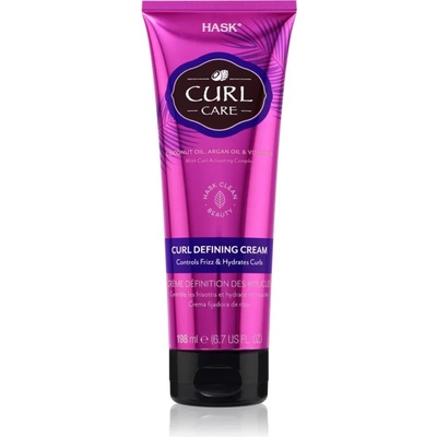 HASK Curl Care дефиниращ крем за чуплива и къдрава коса 198ml