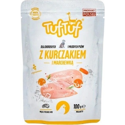 Tuf Tuf with chicken and carrot 100 g