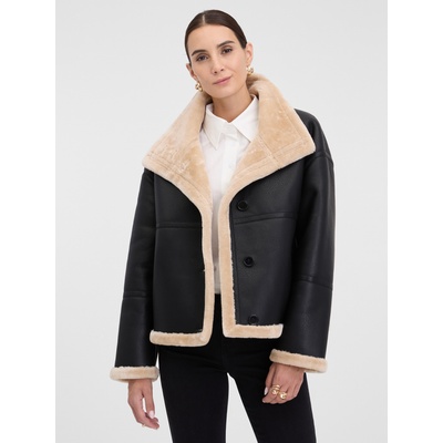 Orsay Черно дамско яке от изкуствена кожа с пух ORSAY Orsay | Cheren | ЖЕНИ | 34