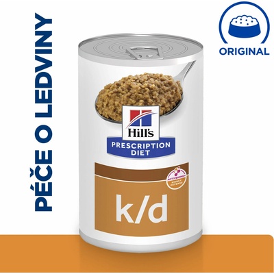Hill's Prescription Diet K/D Starostlivosť o obličky konzerva pre psov 350 g