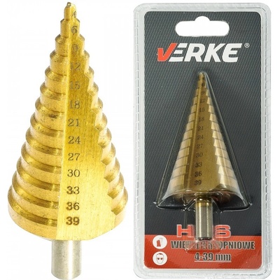 Vrták stupňovitý 4-39 MM, Verke V05059