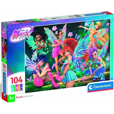 CLEMENTONI Winx 104 dílků