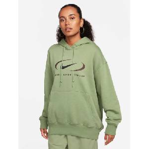 Nike Суитшърт w nsw flc os po hdy swsh (fn7698-386)