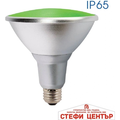 VIVALUX Silver led par38 15w e27 green (viv003946)