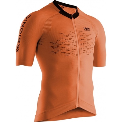 X-Bionic The Trick 4.0 Cycling Zip Shirt oranžová pánsky